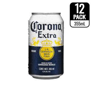 Cerveza Corona Extra Lata 355 ml - 12 pack