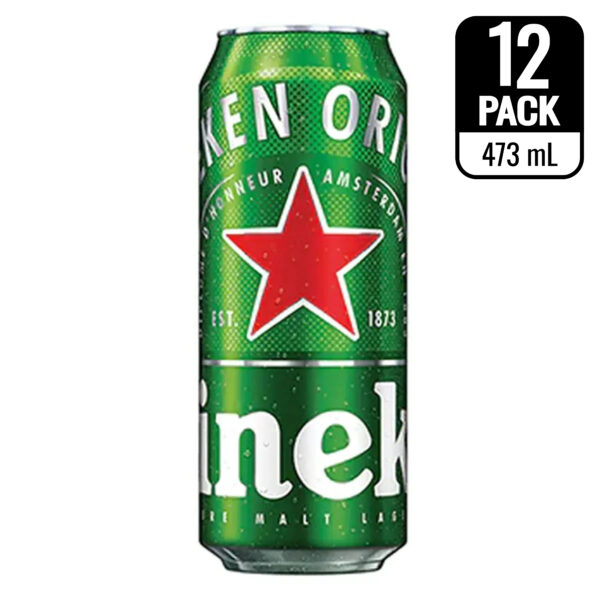 Cerveza Heineken Latón 473 ml - 12 pack