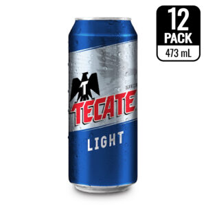 Cerveza Tecate Light Laton 473 ml - 12 pack
